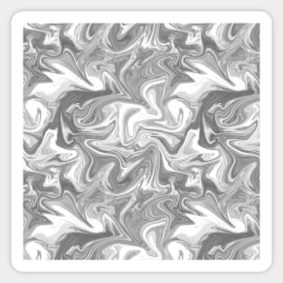 White Silk Marble - Digital Liquid Paint Sticker